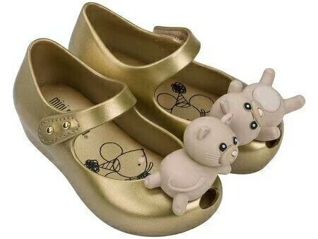 Modern rugós gyerekcipő lányoknak 3D elemmel