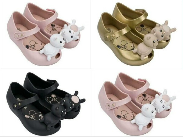 Modern rugós gyerekcipő lányoknak 3D elemmel