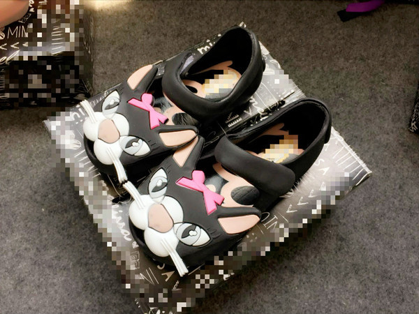 Pantofi de primavara pentru copii eleganti pentru fete cu aplicatie 3D