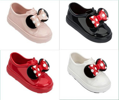 Модерни детски пролетни обувки за момичета с панделка в няколко цвята