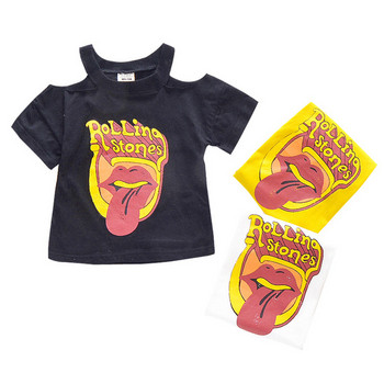 Παιδικό μοντέρνο μπλουζάκι για κορίτσια-τρία χρώματα