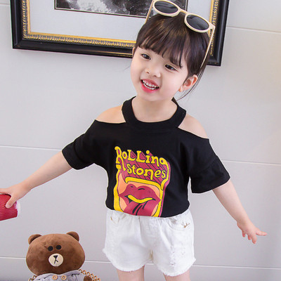 Gyermek modern póló lányoknak - három színben