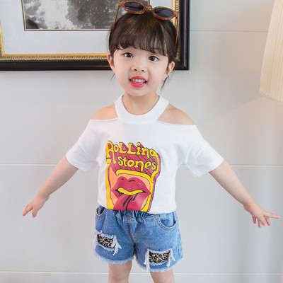 Gyermek modern póló lányoknak - három színben