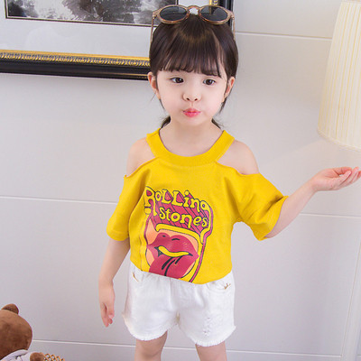 Gyermek modern póló lányoknak - három színben