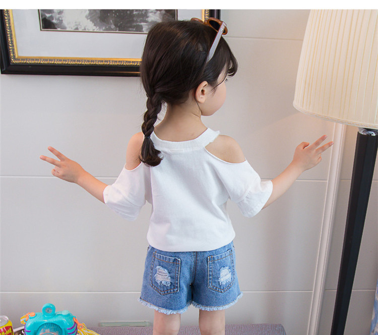 Gyermek modern póló lányoknak - három színben