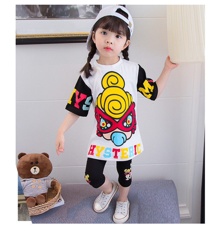 Gyerek modern szett rátéttel, lányoknak