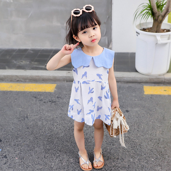 Stílusos gyerekruha két színben O-nyakkal