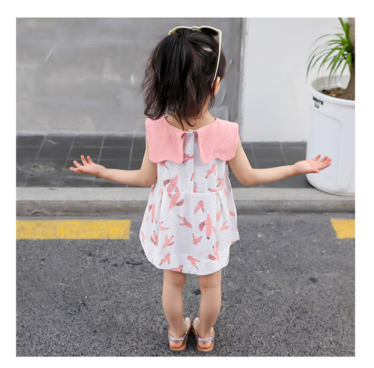 Stílusos gyerekruha két színben O-nyakkal