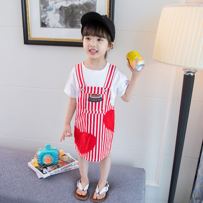 Salopete moderne pentru copii în albastru și roșu