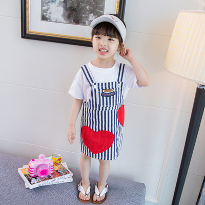 Salopete moderne pentru copii în albastru și roșu