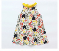 Παιδικό μοντέρνο φόρεμα με φυτικά μοτίβα