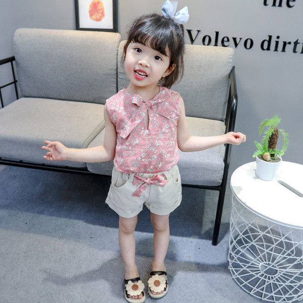 Modern gyerekkészlet rózsaszín és kék színben lányoknak