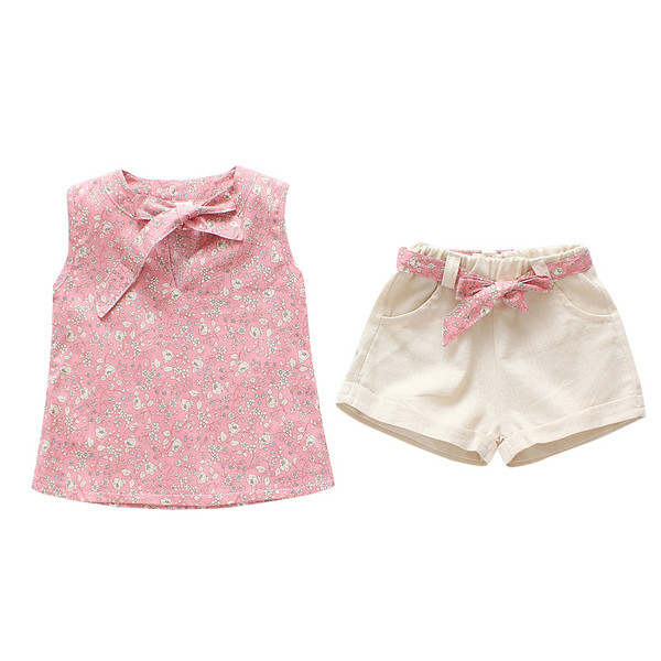 Modern gyerekkészlet rózsaszín és kék színben lányoknak