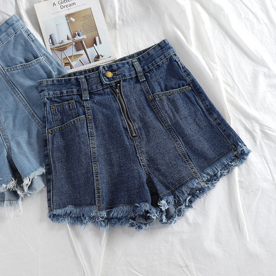 Μοντέρνο παντελόνι με φερμουάρ σε δύο χρώματα