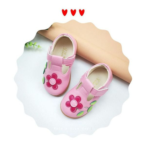 Modern tavaszi gyerekcipő két színben virág rátéttel