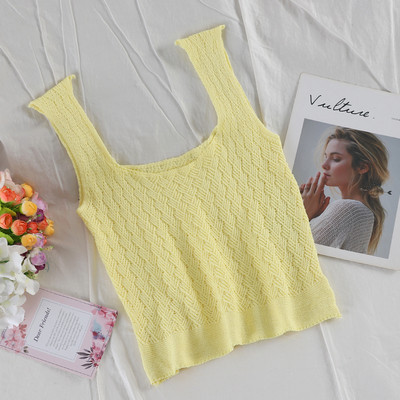 Κομψό γυναικείο αμάνικο  με φαρδιές λωρίδες σε πέντε χρώματα