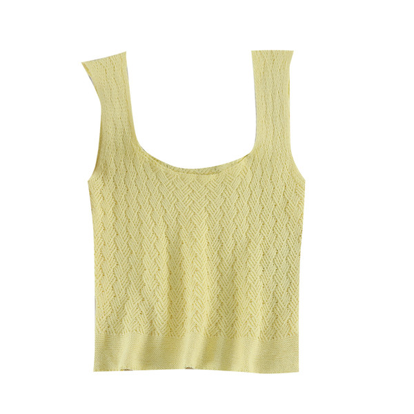 Κομψό γυναικείο αμάνικο  με φαρδιές λωρίδες σε πέντε χρώματα