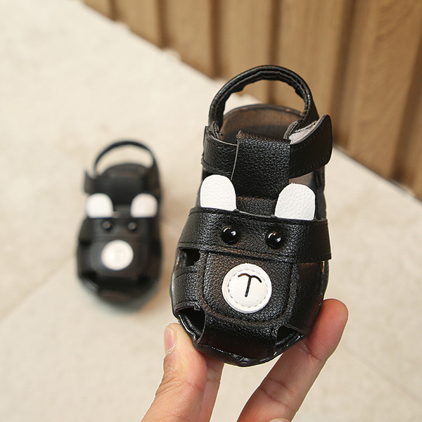 Sandale pentru copii stilate pentru baieti din piele ecologica cu animatie