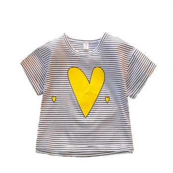 Παιδικό t-shirt για κορίτσια με εφαρμογή και επιγραφές - δύο χρώματα