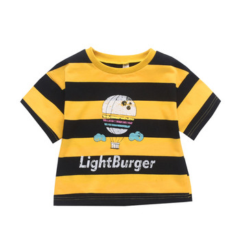 Детска модерна тениска за момичета в два цвята 