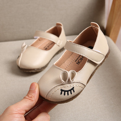 Модерни детски обувки за момичета от еко кожа в два цвята