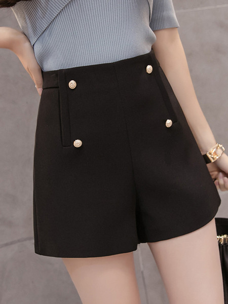 Stílusos női nadrág fém díszítéssel három színben