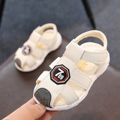 Eko bőrből készült alkalmi gyerekszandál fiúknak három színben