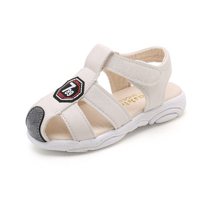 Eko bőrből készült alkalmi gyerekszandál fiúknak három színben