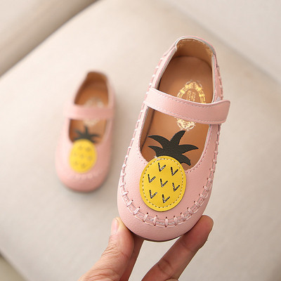 Modern gyerekcipő lányoknak ökobőr rátéttel