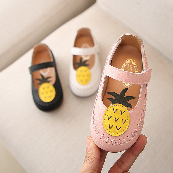 Modern gyerekcipő lányoknak ökobőr rátéttel