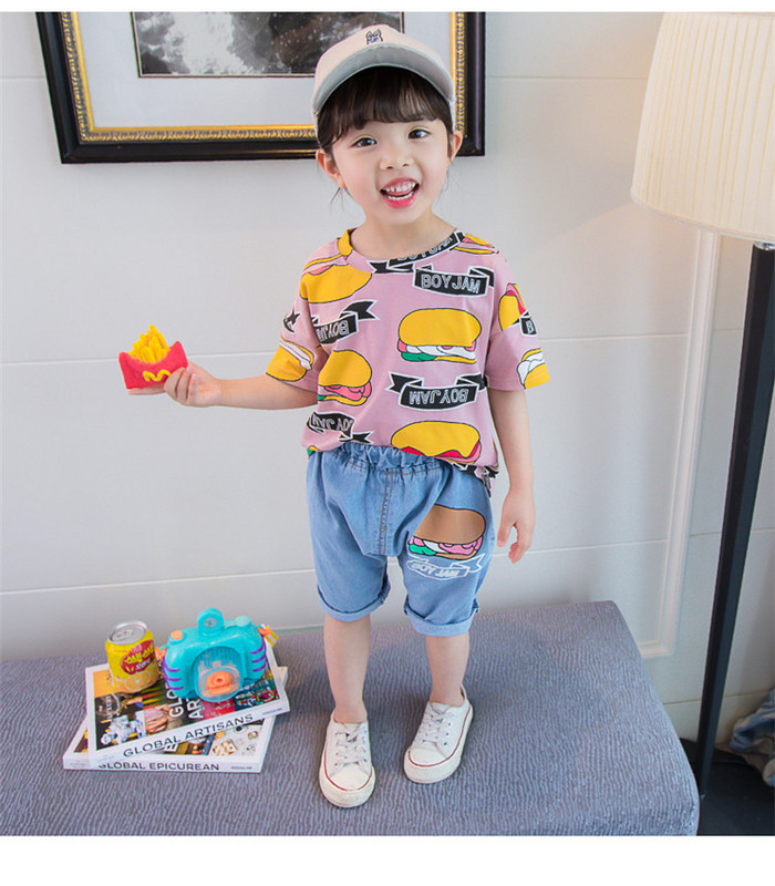 Set zilnic pentru copii pentru fete - două culori