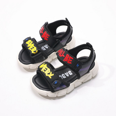Modern gyerekszandál fiúknak három színben felirattal