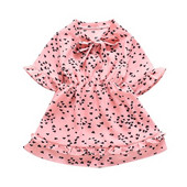 Jelenlegi gyerekruha rövid ujjal és szalaggal - két színben