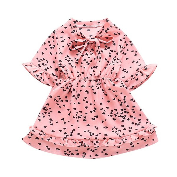 Jelenlegi gyerekruha rövid ujjal és szalaggal - két színben