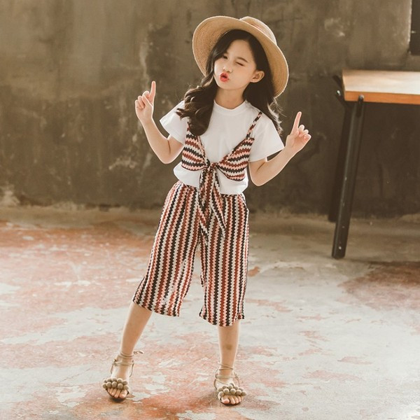 Set copii pentru fete in doua parti in rosu si galben