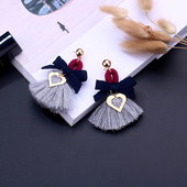 Modern női fülbevaló két színben