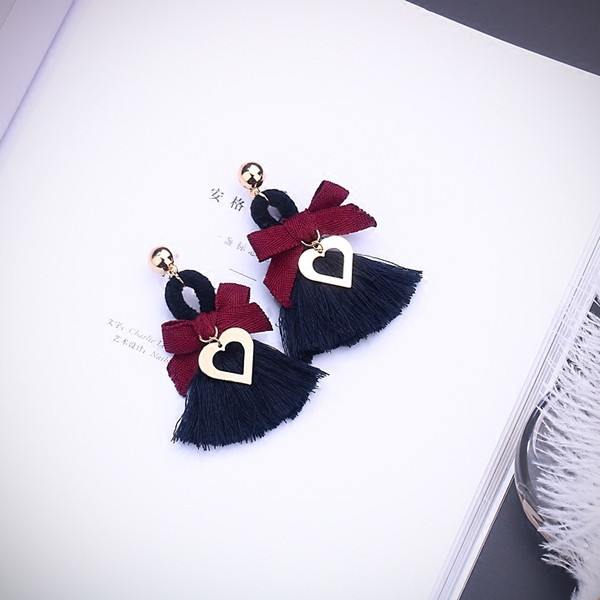 Modern női fülbevaló két színben