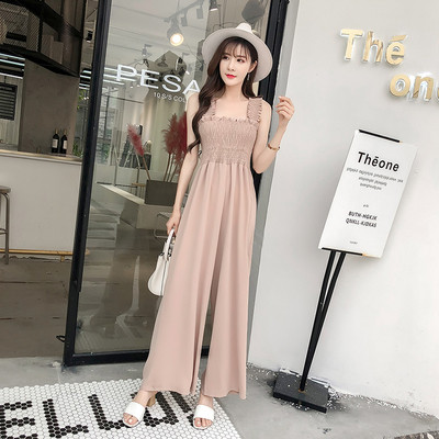 Καλοκαιρινό γυναικεία ολόσωμη φόρμα ευρύ μοτίβο σε τρία χρώματα