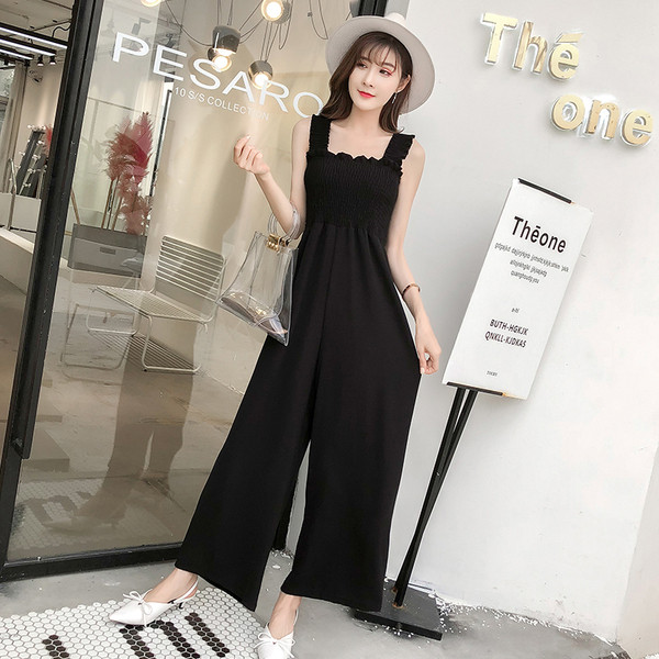 Καλοκαιρινό γυναικεία ολόσωμη φόρμα  ευρύ μοτίβο σε τρία χρώματα