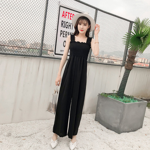 Καλοκαιρινό γυναικεία ολόσωμη φόρμα  ευρύ μοτίβο σε τρία χρώματα