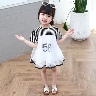 Lezser gyerekruha két színben, rövid ujjal