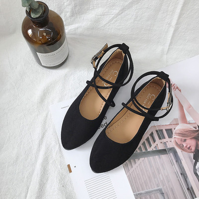 Női alkalmi cipő három színű öko velúrból