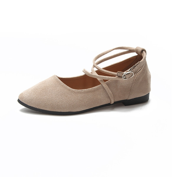 Női alkalmi cipő három színű öko velúrból