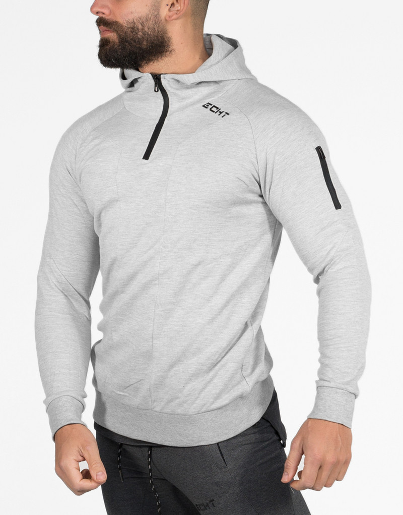 Modern, vitatott férfi blúz két színben cipzárral és felirattal