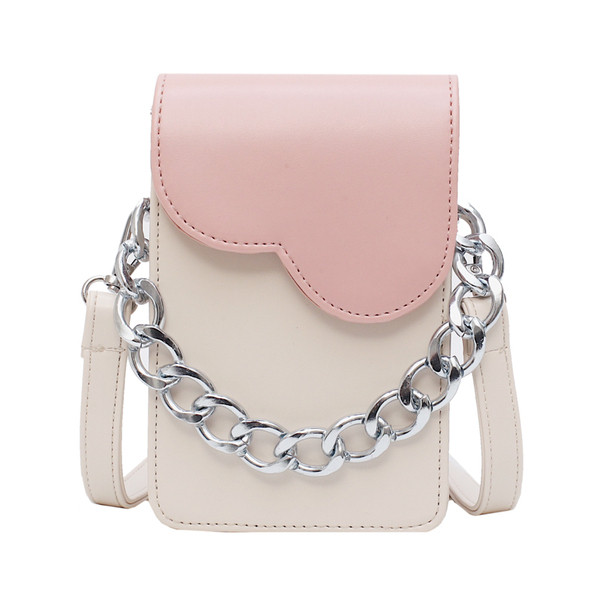 Öko bőrből készült modern női táska négy színben fém elemekkel és hosszú füllel