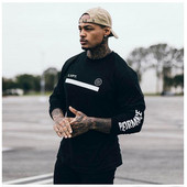 Férfi sportblúz két színben felirattal