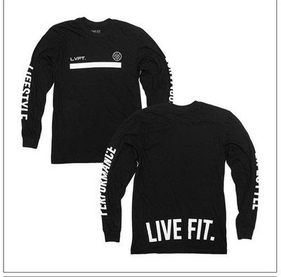 Férfi sportblúz két színben felirattal