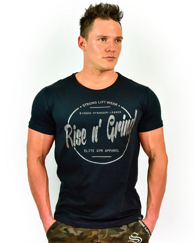 Férfi hétköznapi póló rövid karral, három színben felirattal