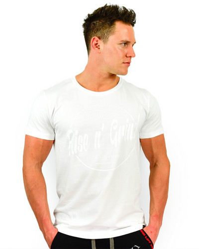 Férfi hétköznapi póló rövid karral, három színben felirattal