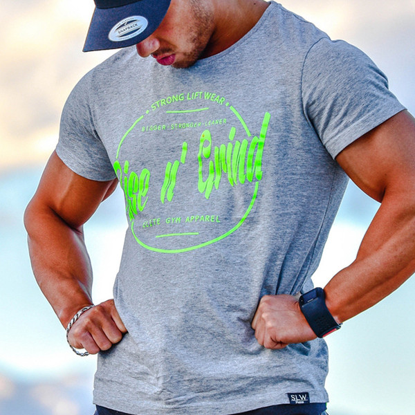 Férfi hétköznapi póló rövid karral, három színben felirattal